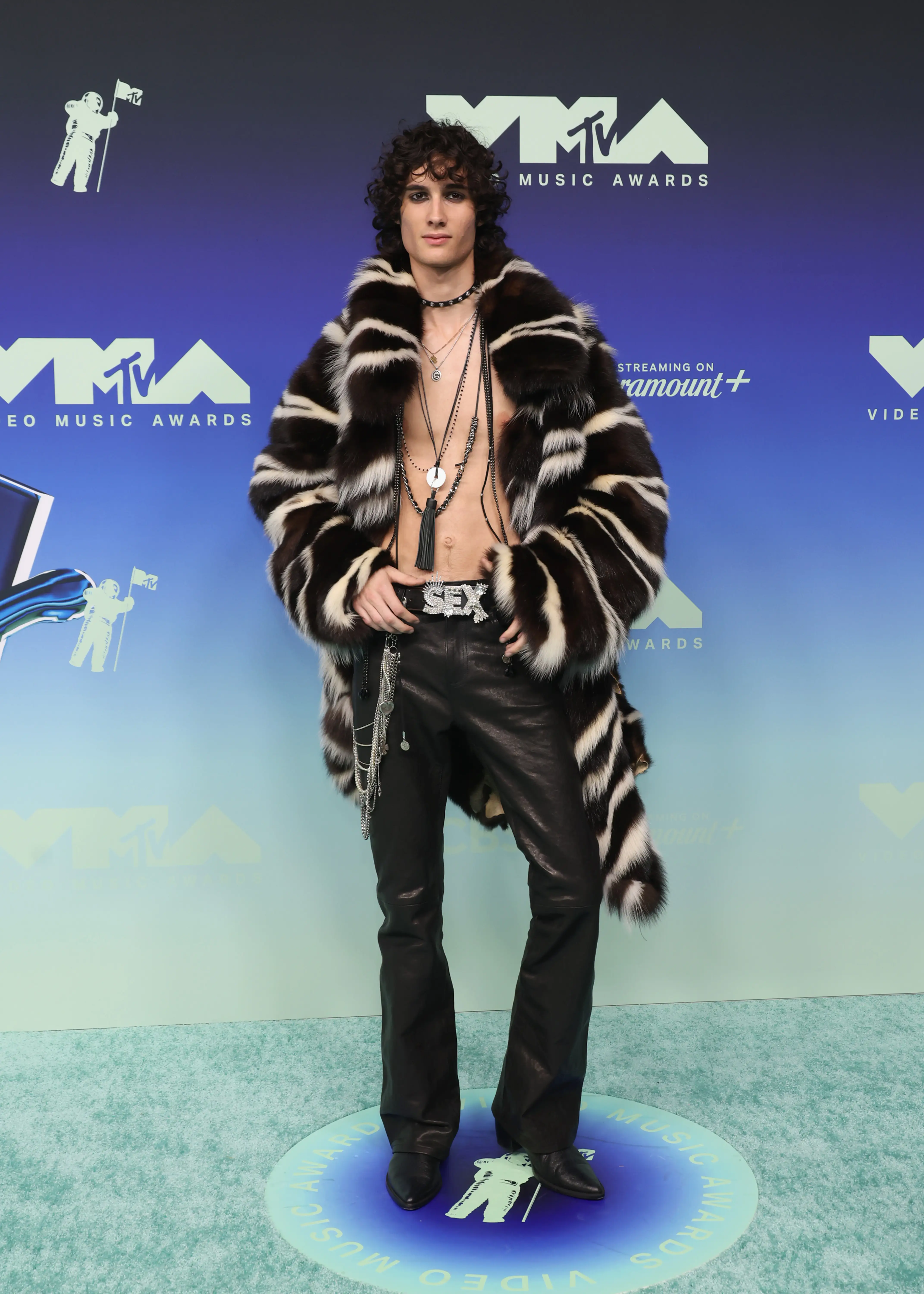 Sombr attends the MTV Video Music Awards in September 2026.