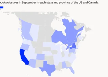 Starbucks closed 250 stores across the US and Canada. Search our database to see if yours is one of them.
