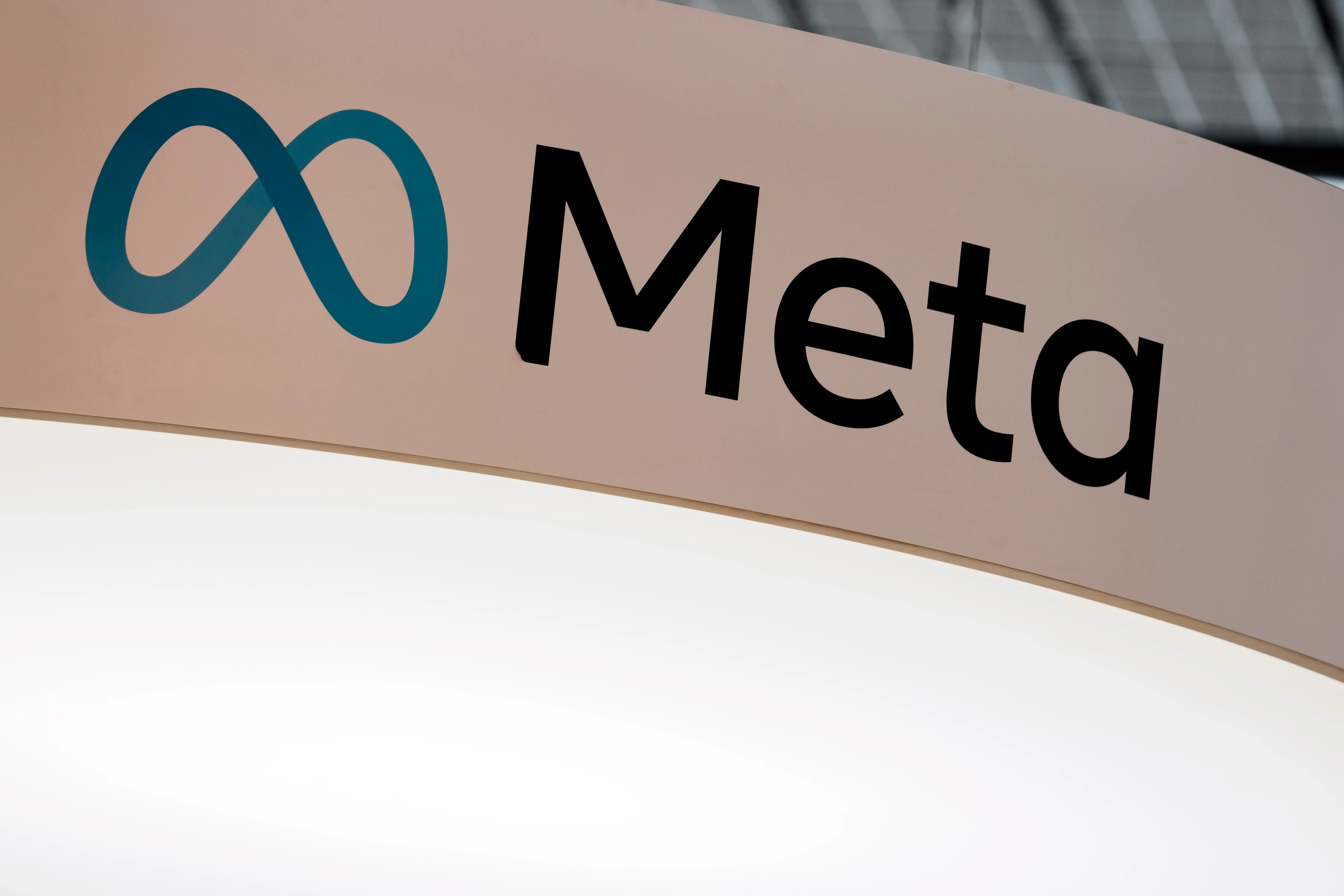 The Meta logo.