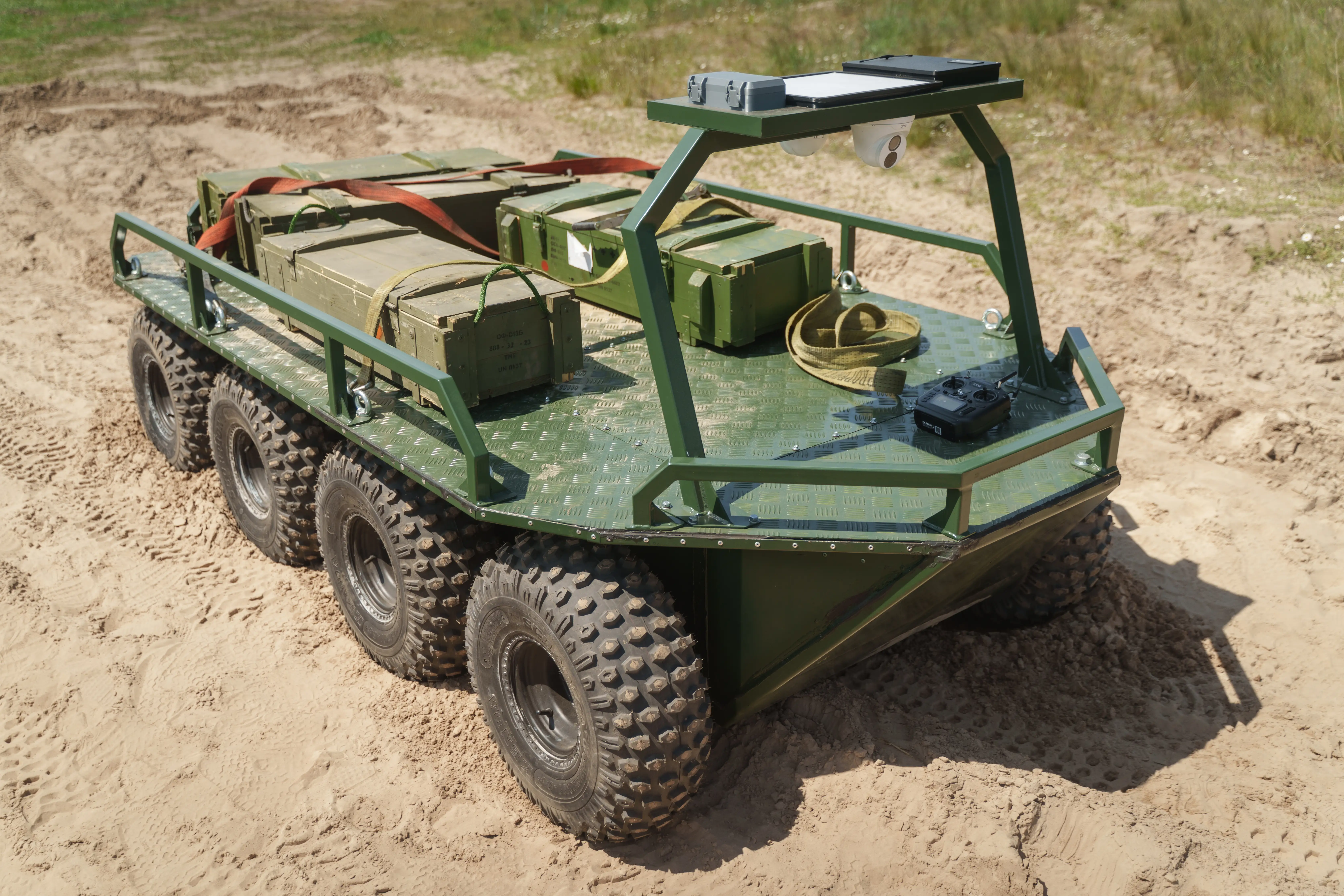 The Triton amphibious robot.
