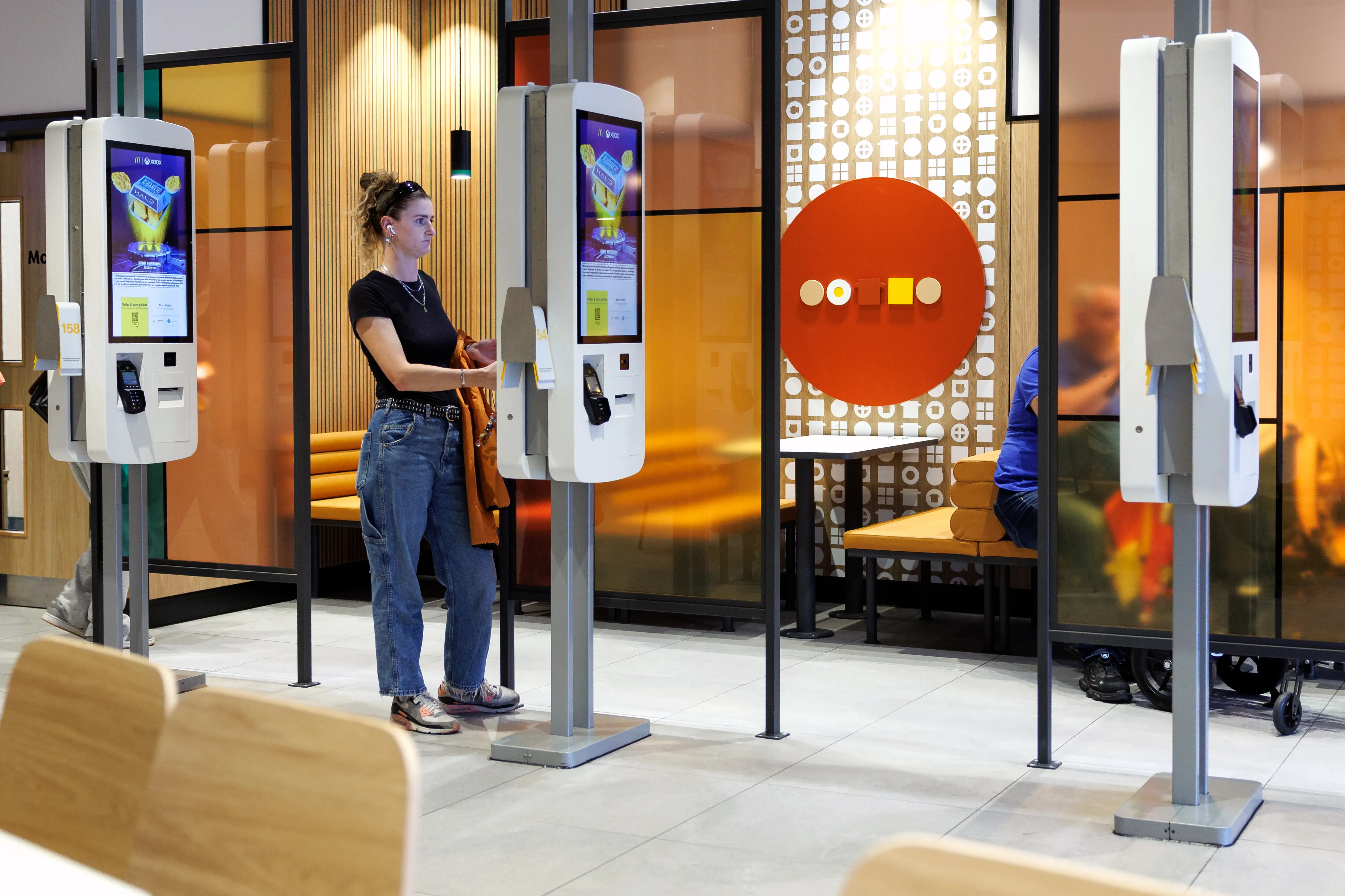 McDonald's kiosk