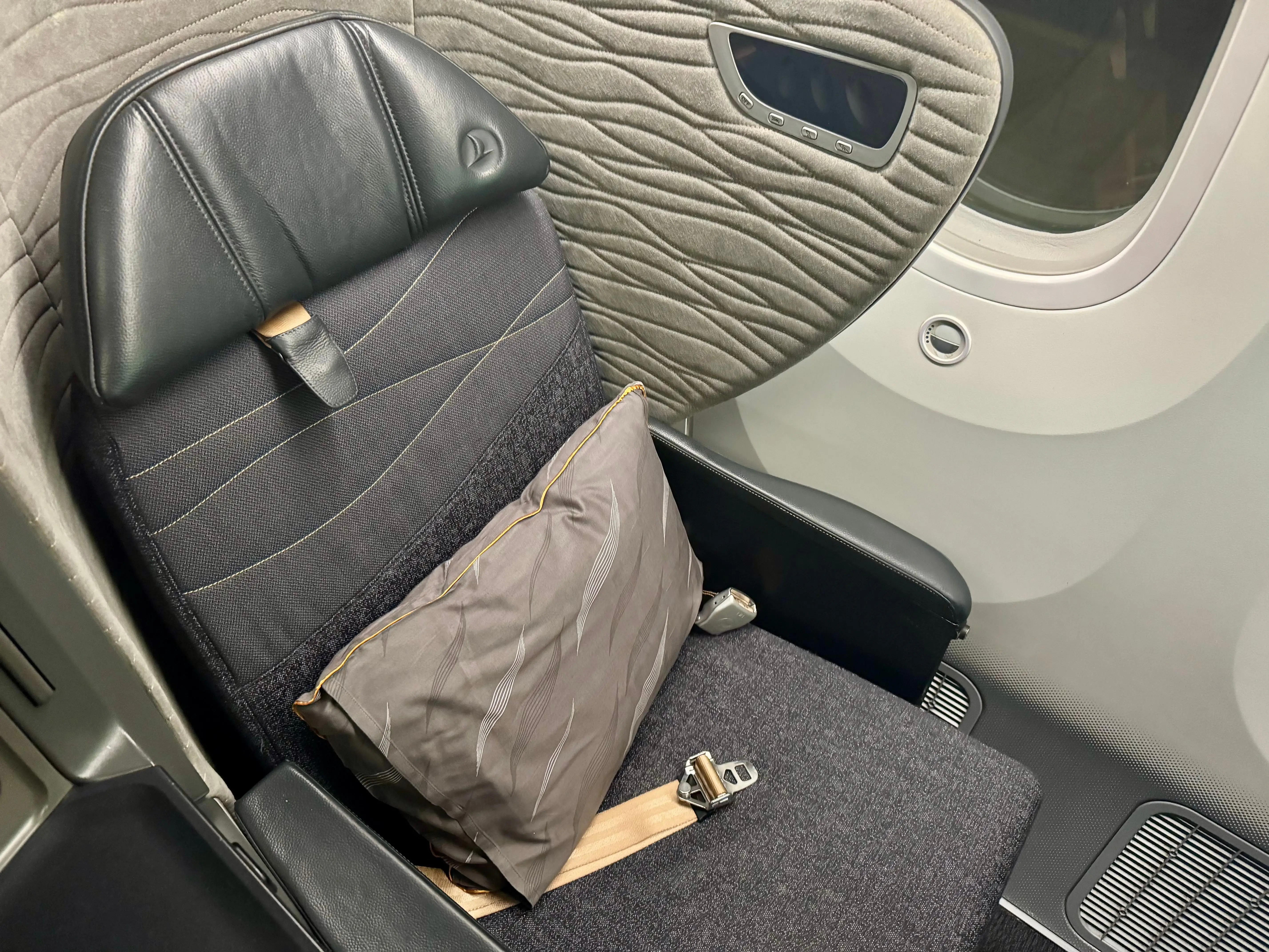 Turkish Airlines business class.
