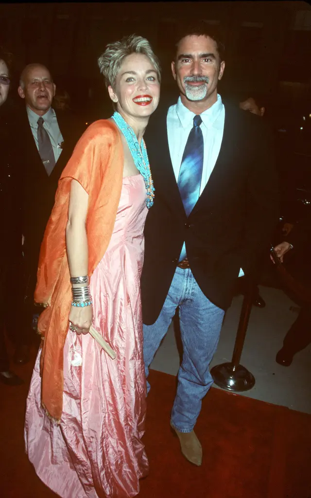 Sharon Stone and Phil Bronstein at 