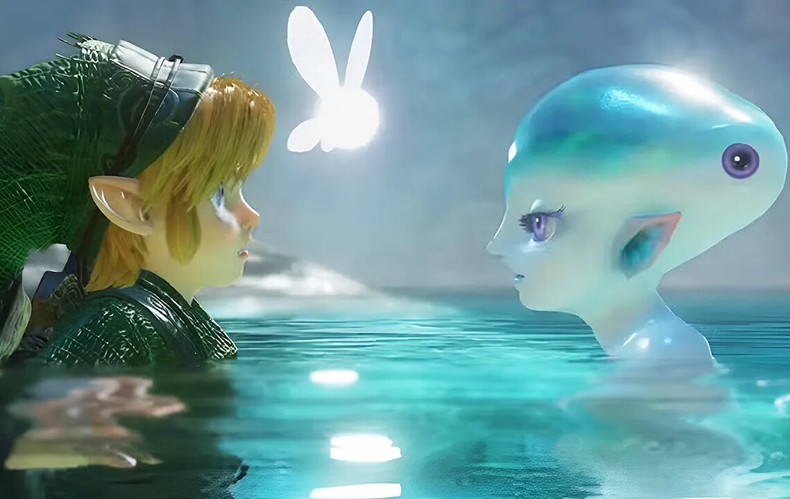 New Zelda Ocarina of Time Remake Footage Shows Off Zora’s Domain and Swimming