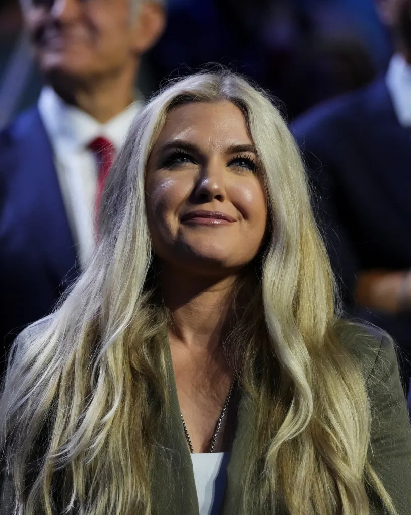 Turning Point USA CEO Erika Kirk attends the Republican National Midterm Convention in Dallas, Texas, U.S., September 9, 2026.