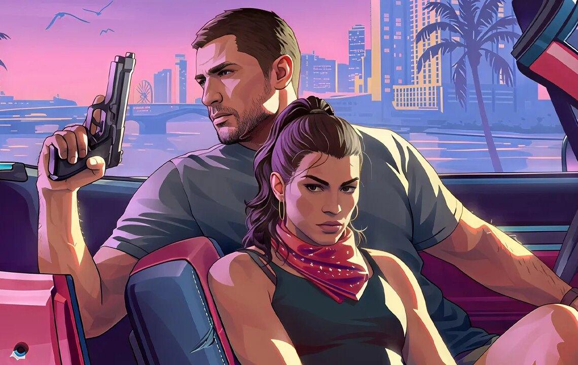 Rockstar Reveals New GTA 6 Artwork of Jason and Lucia