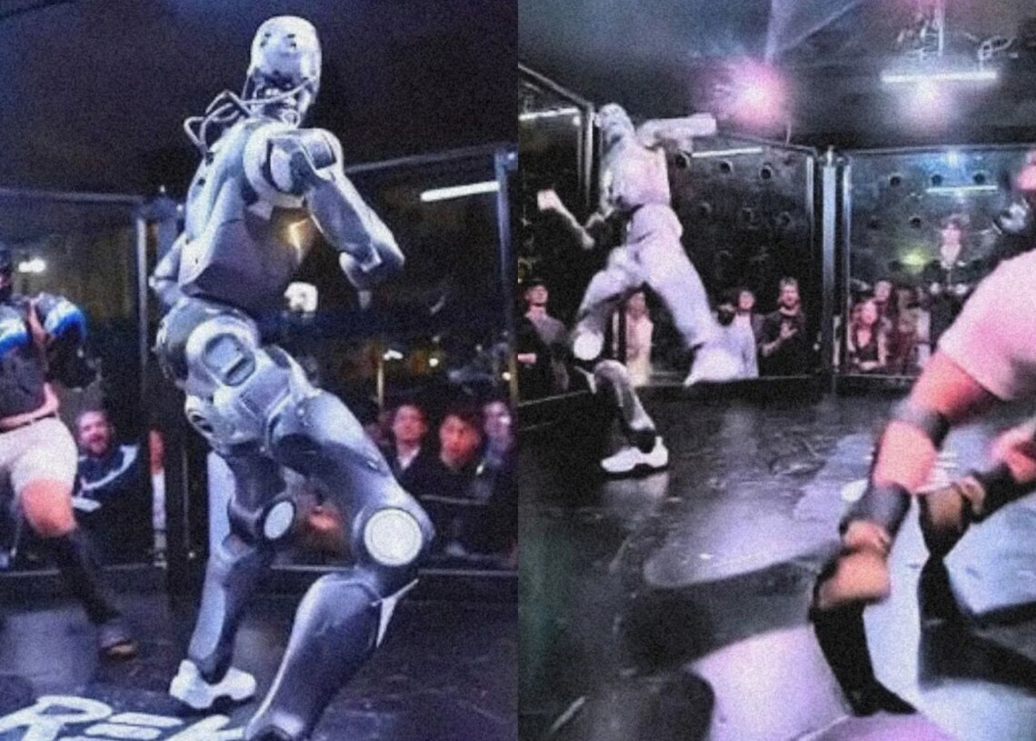 WATCH: A TikTok Influencer Fought a Robot in the Octagon. It Did Not Go Well.
