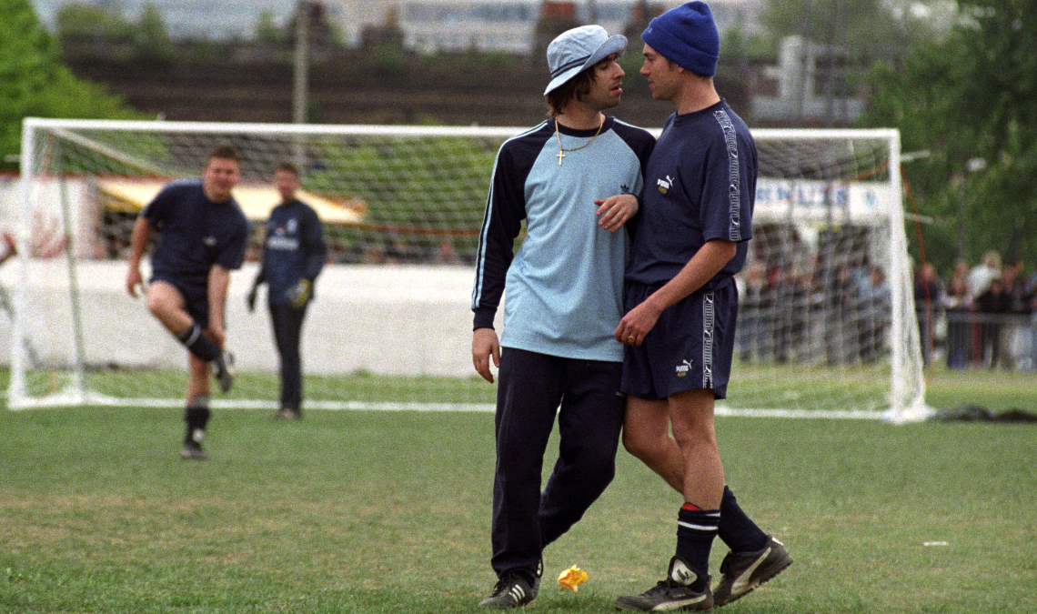 Remember When Oasis and Blur Took Their Britpop Rivalry to the Football Pitch?