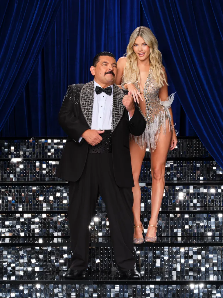Guillermo Rodriguez and Witney Carson posing for 
