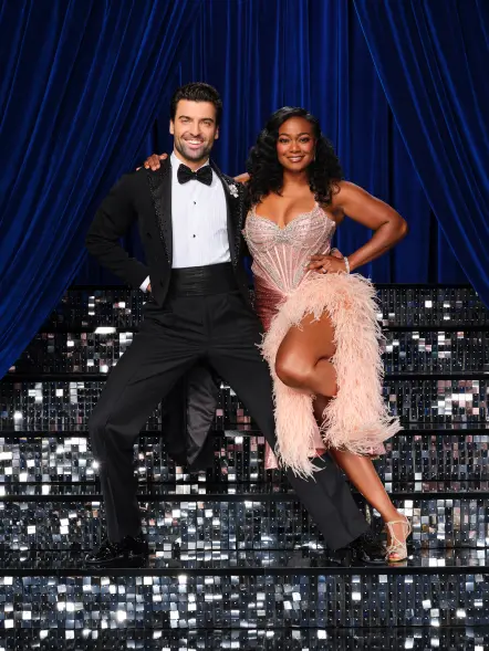 DANCING WITH THE STARS - ABC's âDancing âwith the Stars stars Jan Ravnik and Tatyana Ali. (Disney/Andrew Eccles) JAN RAVNIK, TATYANA ALI