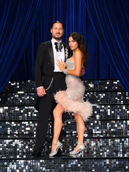 DANCING WITH THE STARS - ABC's âDancing âwith the Stars stars Valentin Chmerkovskiy and Jenna Dewan. (Disney/Andrew Eccles) VALENTIN CHMERKOVSKIY, JENNA DEWAN