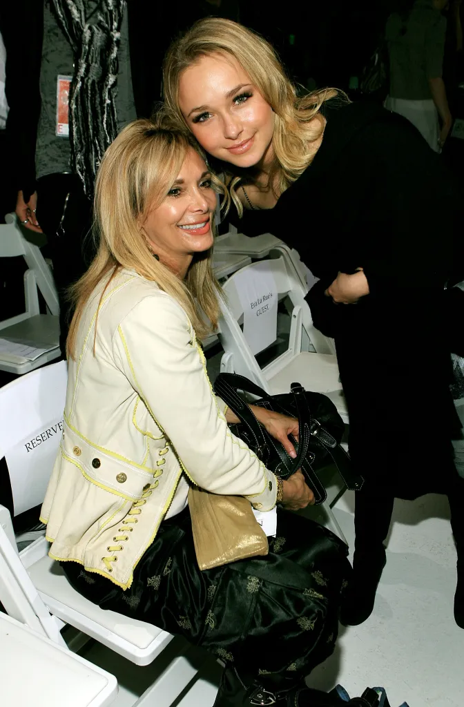 Hayden Panettiere with her mother, Lesley Panettiere, at the Alvin Valley Fall 2007 fashion show.