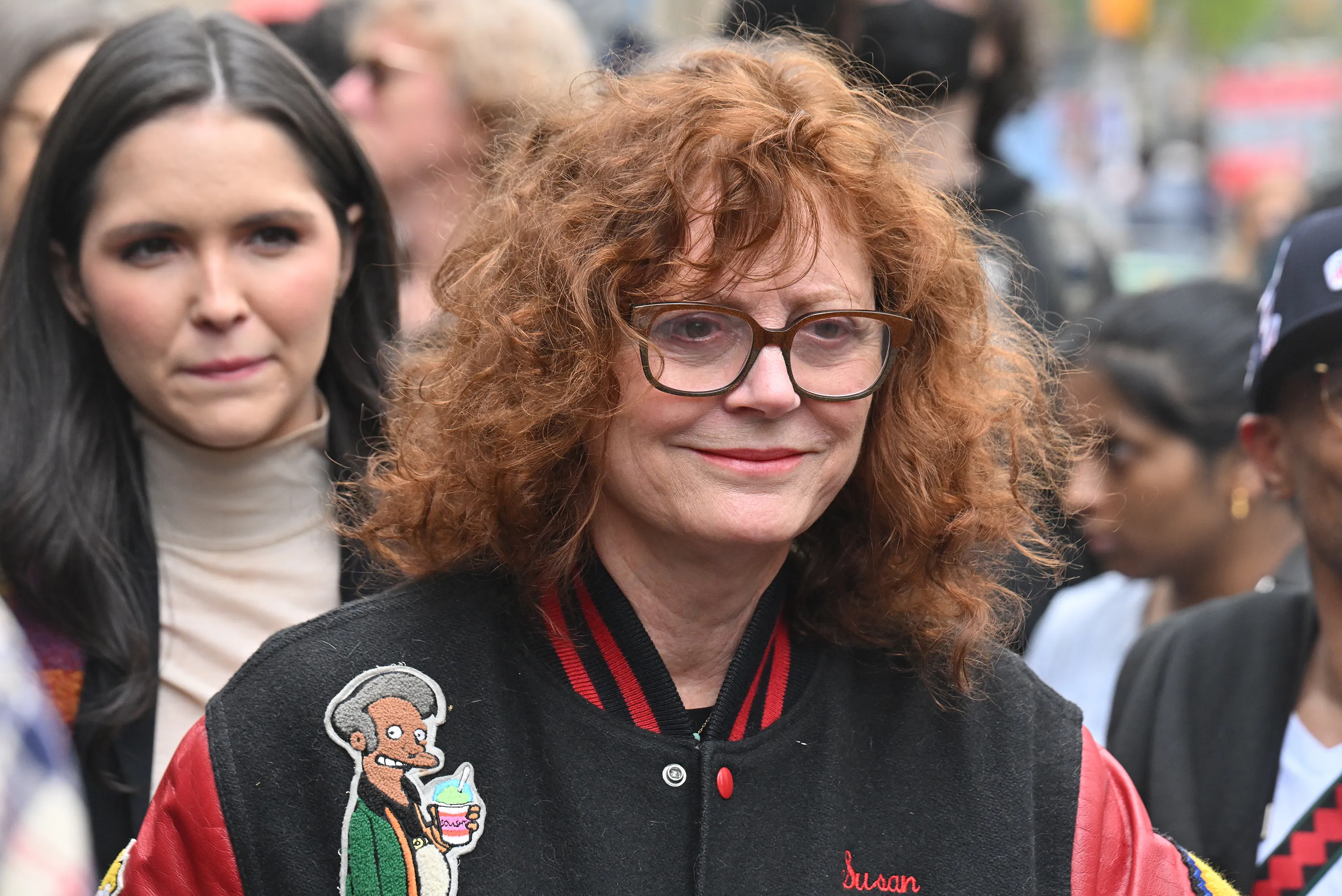 Susan Sarandon at anti-Israel protest