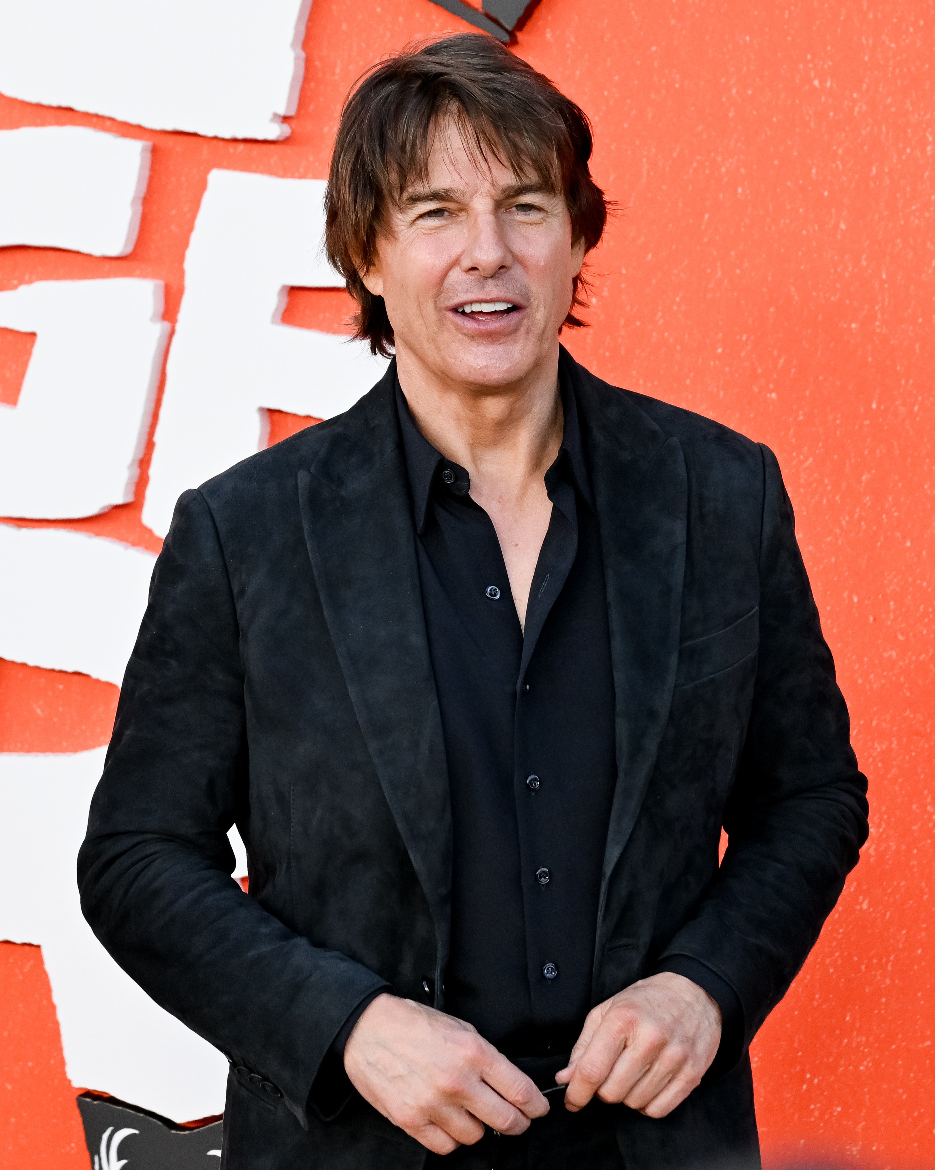Tom Cruise on the red carpet at the premiere of 