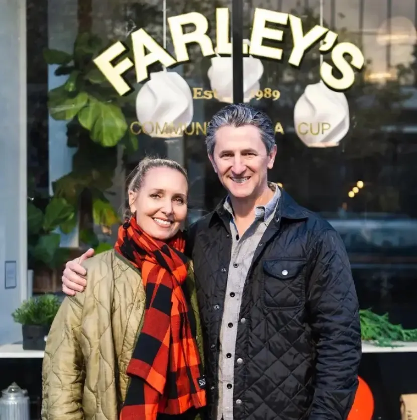 Amy Hillyard and her husband, Chris Hillyard, posing for a photo.