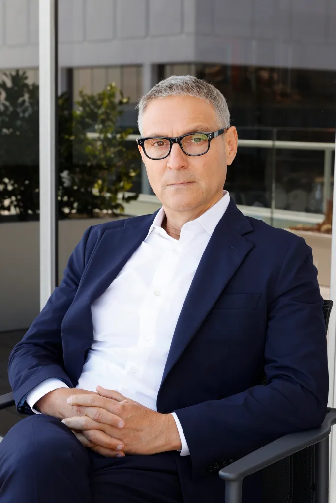 Ariel Emanuel, CEO of Endeavor, poses for a portrait.