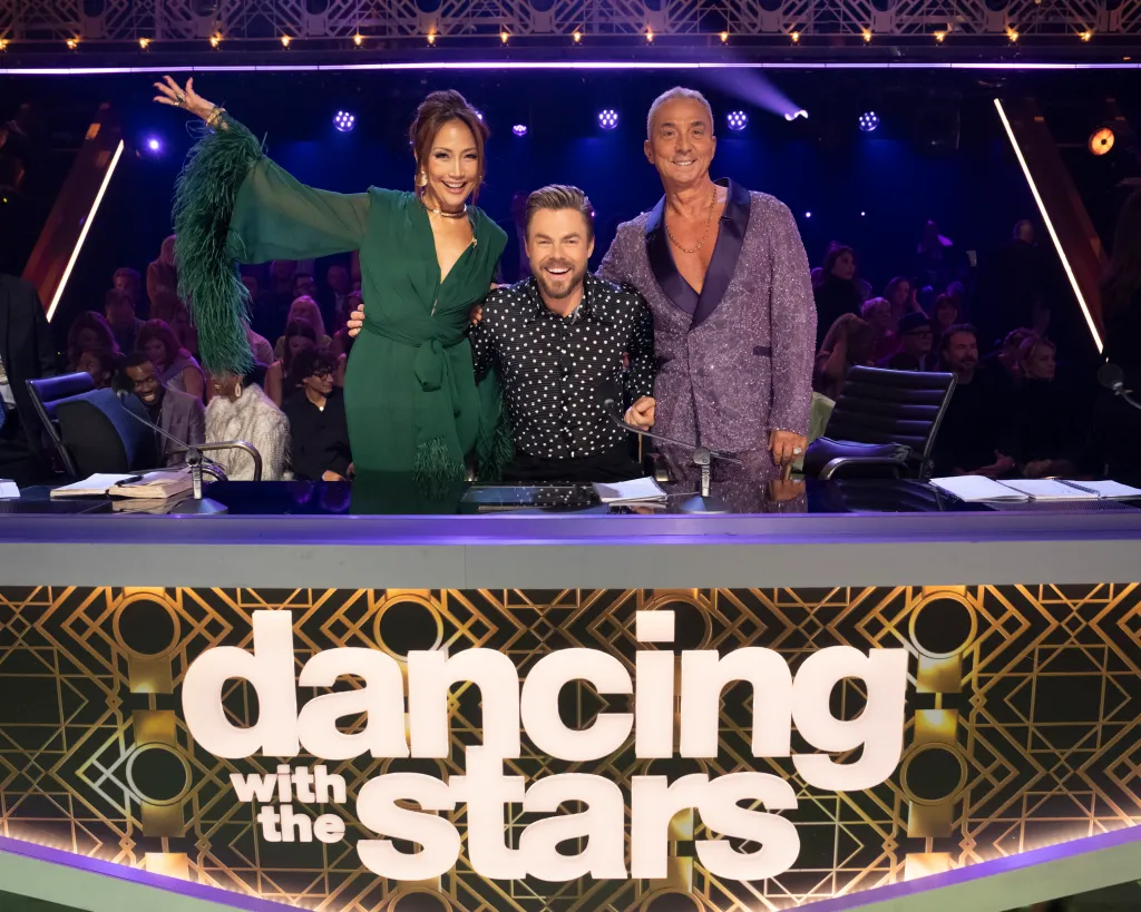 Carrie Ann Inaba, Derek Hough, and Bruno Tonioli from 