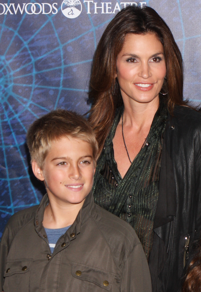 Presley Gerber and Cindy Crawford at the Annual Harper's Bazaar Icons Party.
