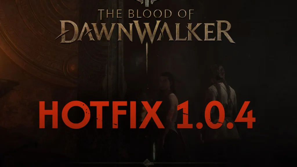 The Blood of Dawnwalker Update Patch Notes September 9