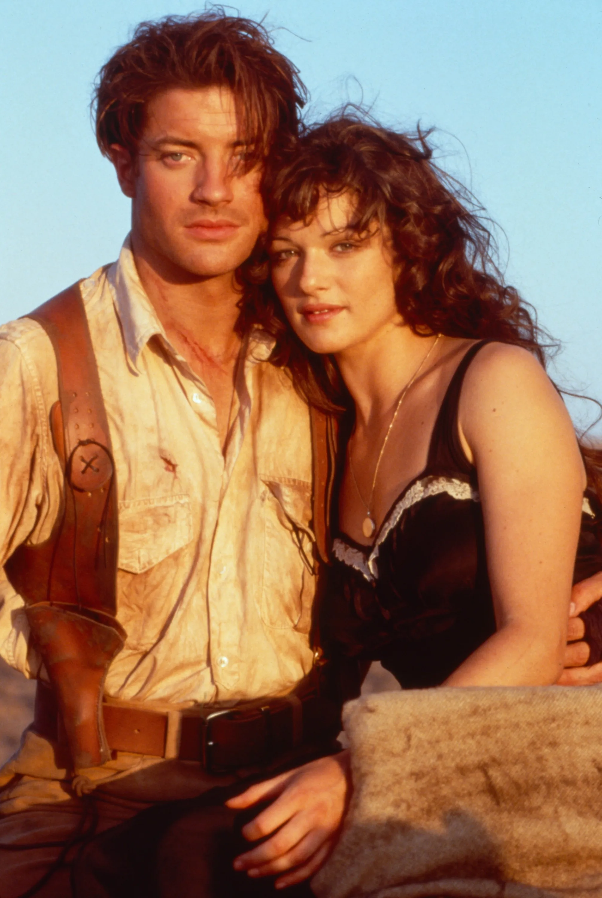 Brendan Fraser and Rachel Weisz in 