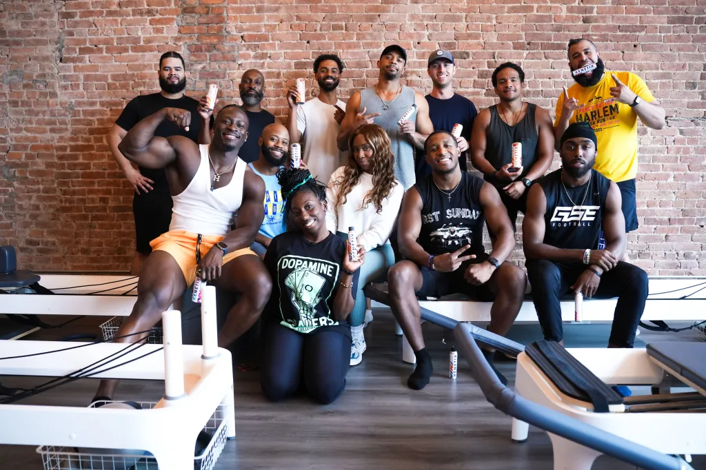 Participants pose for a group photo during a 