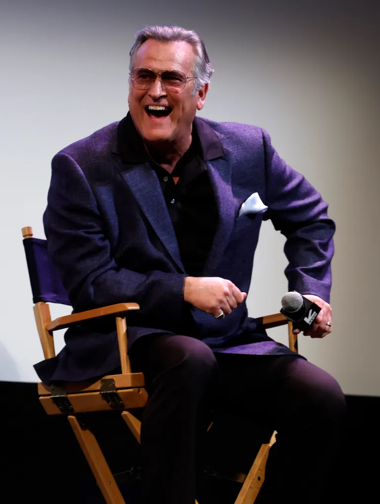 Bruce Campbell attends a Q+A for 