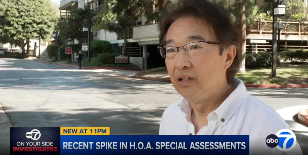 A Torrance condominium owner reacts to a $49,000 special assessment fee.