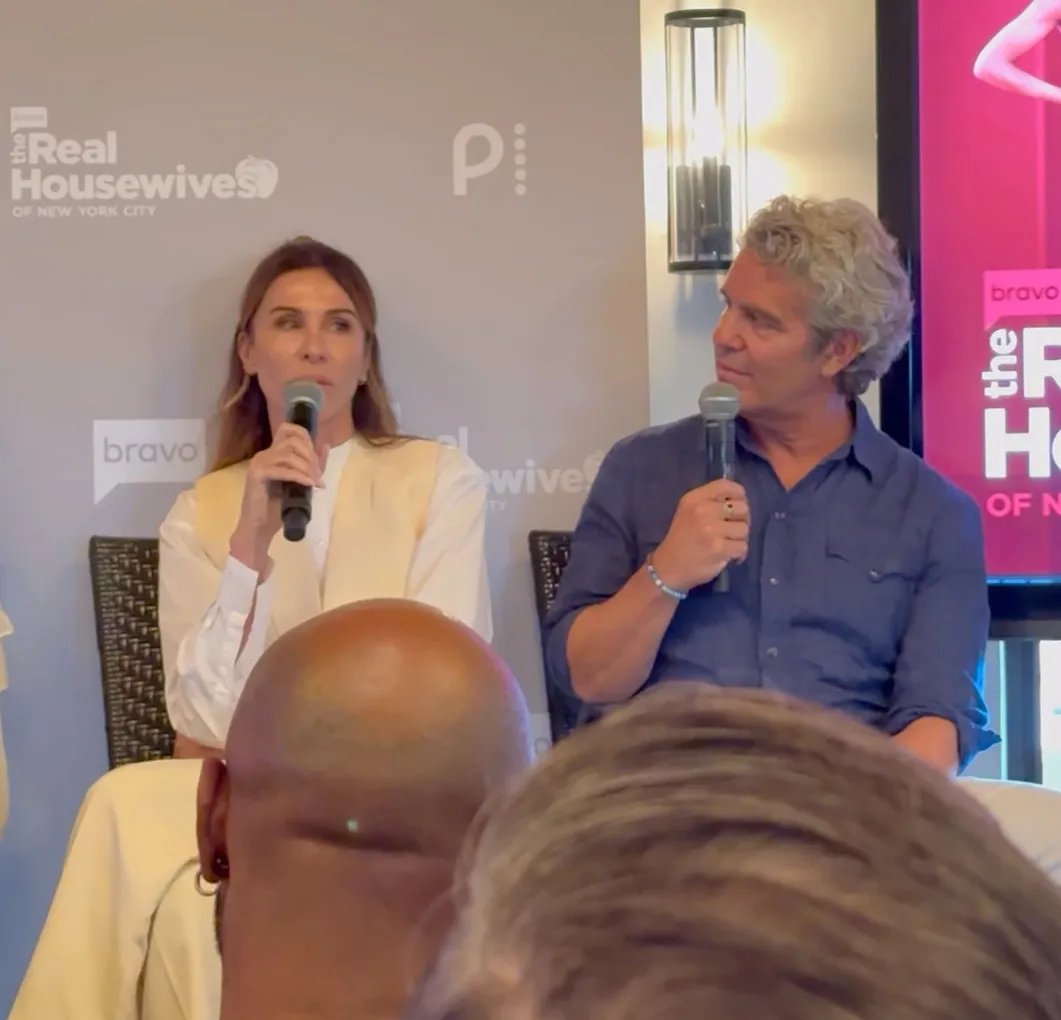 Carole Radziwill and Andy Cohen