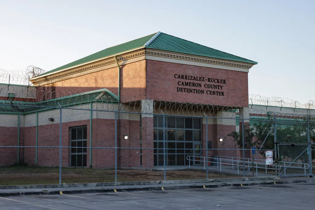 The Carrizalez-Rucker Cameron County Detention Center in Brownsville, Texas.