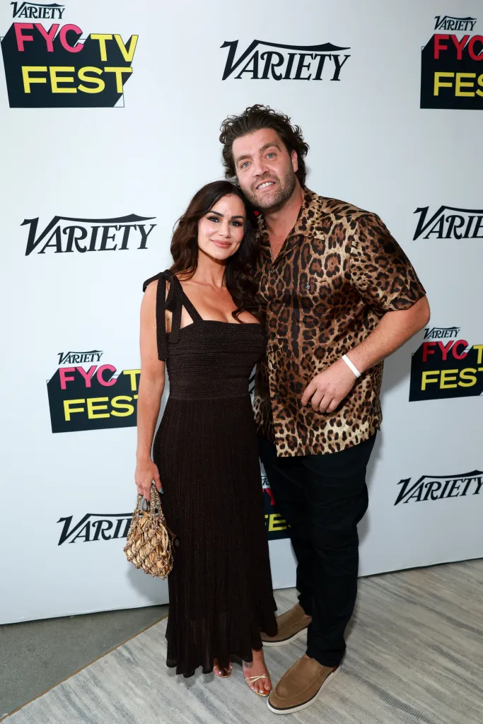 Catalina White and CT Tamburello pose at Variety's FYC TV Fest.