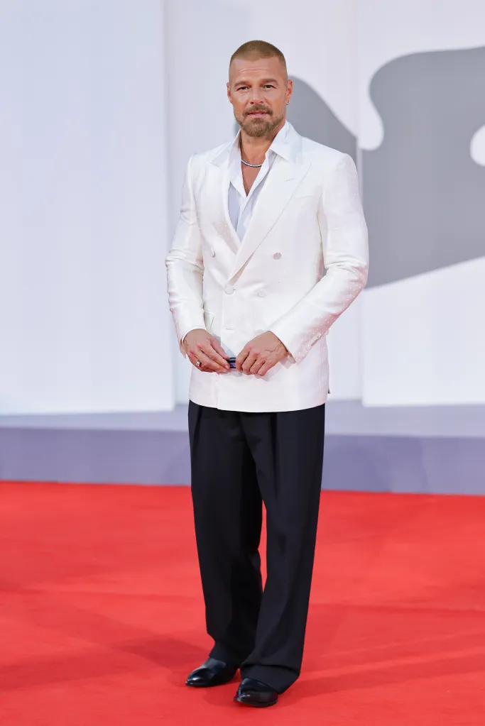 Ricky Martin on the red carpet at the 83rd Venice International Film Festival.