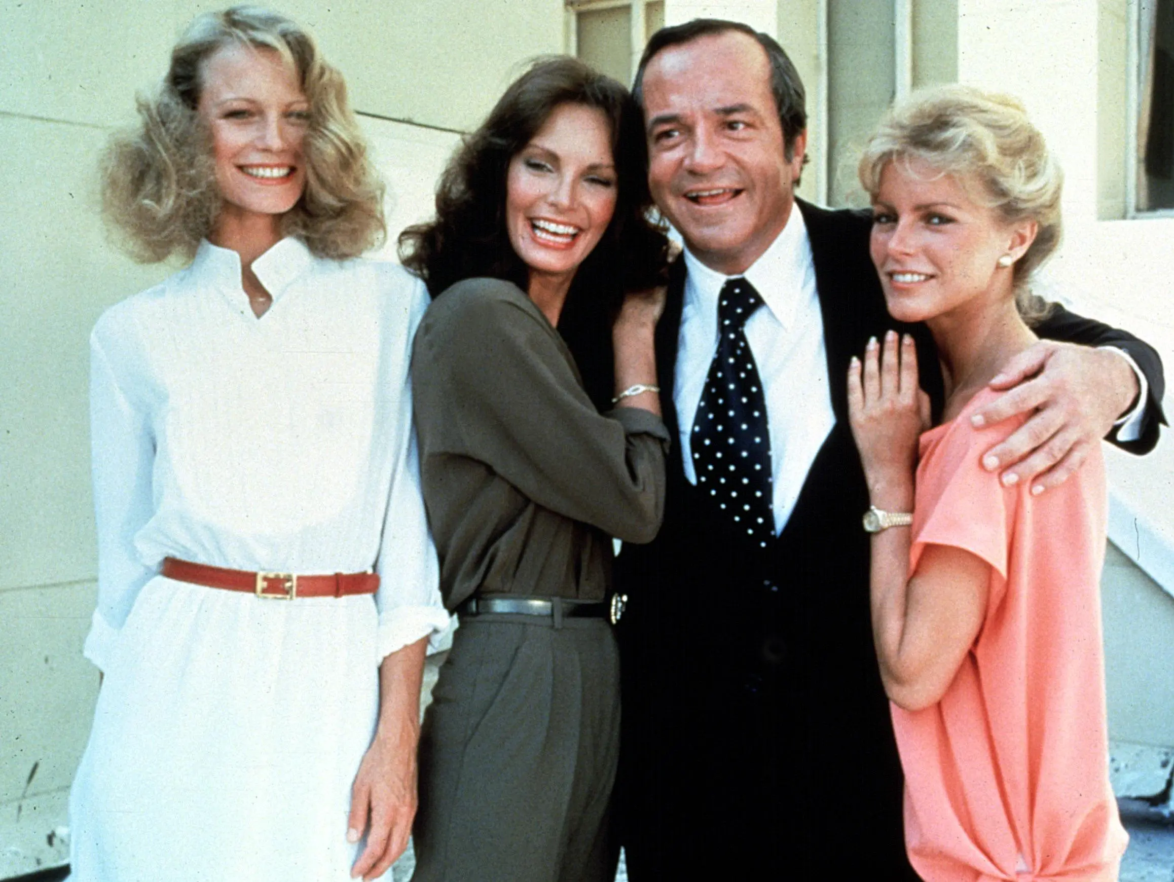 Shelley Hack, Jaclyn Smith, David Doyle, Cheryl Ladd.