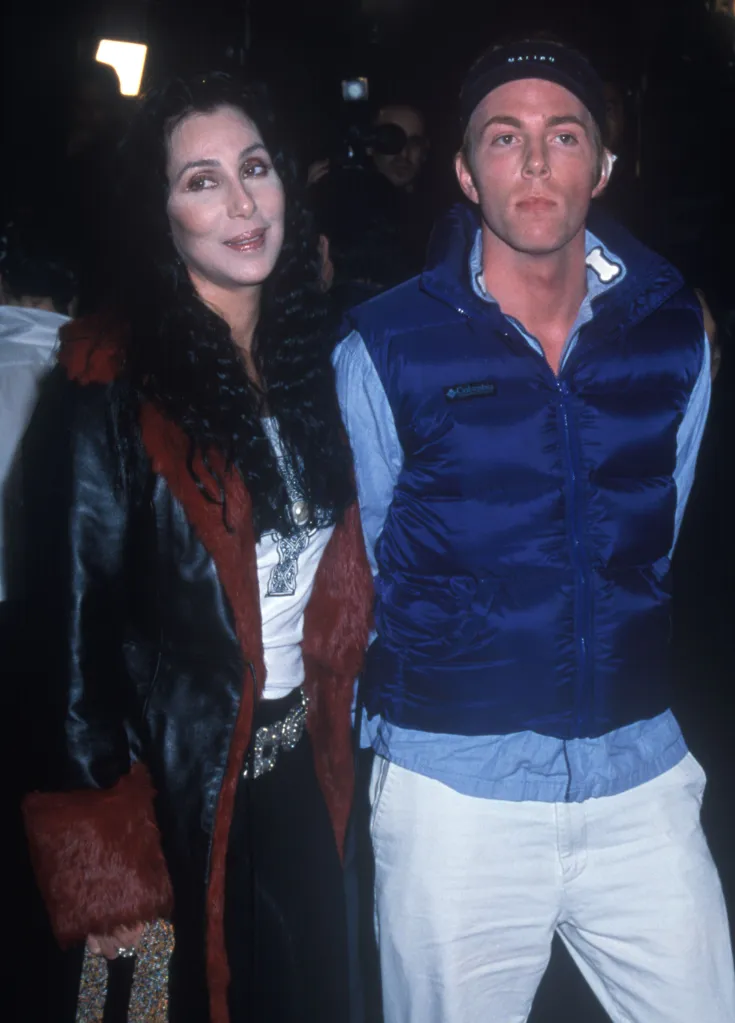 Cher and Elijah Blue Allman at the premiere of 