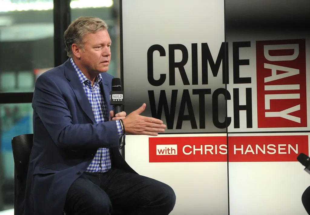 Chris Hansen discussing 