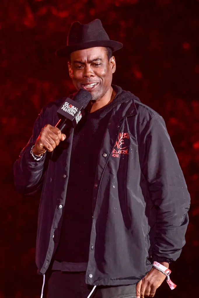Chris Rock performing at the 2023 Global Citizen Festival.