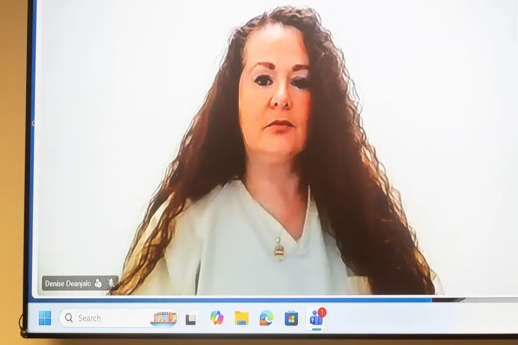Christa Gail Pike appears remotely from Deborah K. Johnson Rehabilitation for her hearing in Knox County Criminal Court.