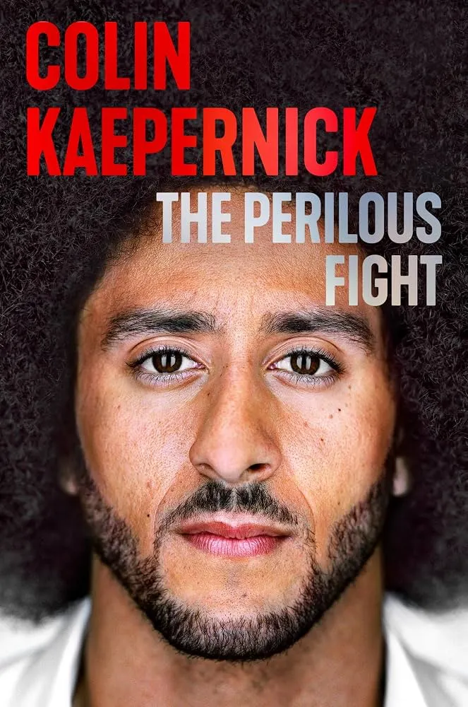 Portrait of Colin Kaepernick with text 