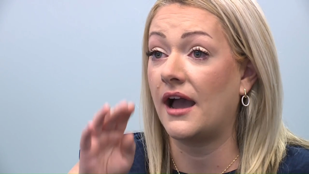 Natalie Strong revealed she had a miscarriage during the couple's first attempt to have a baby back in 2024.