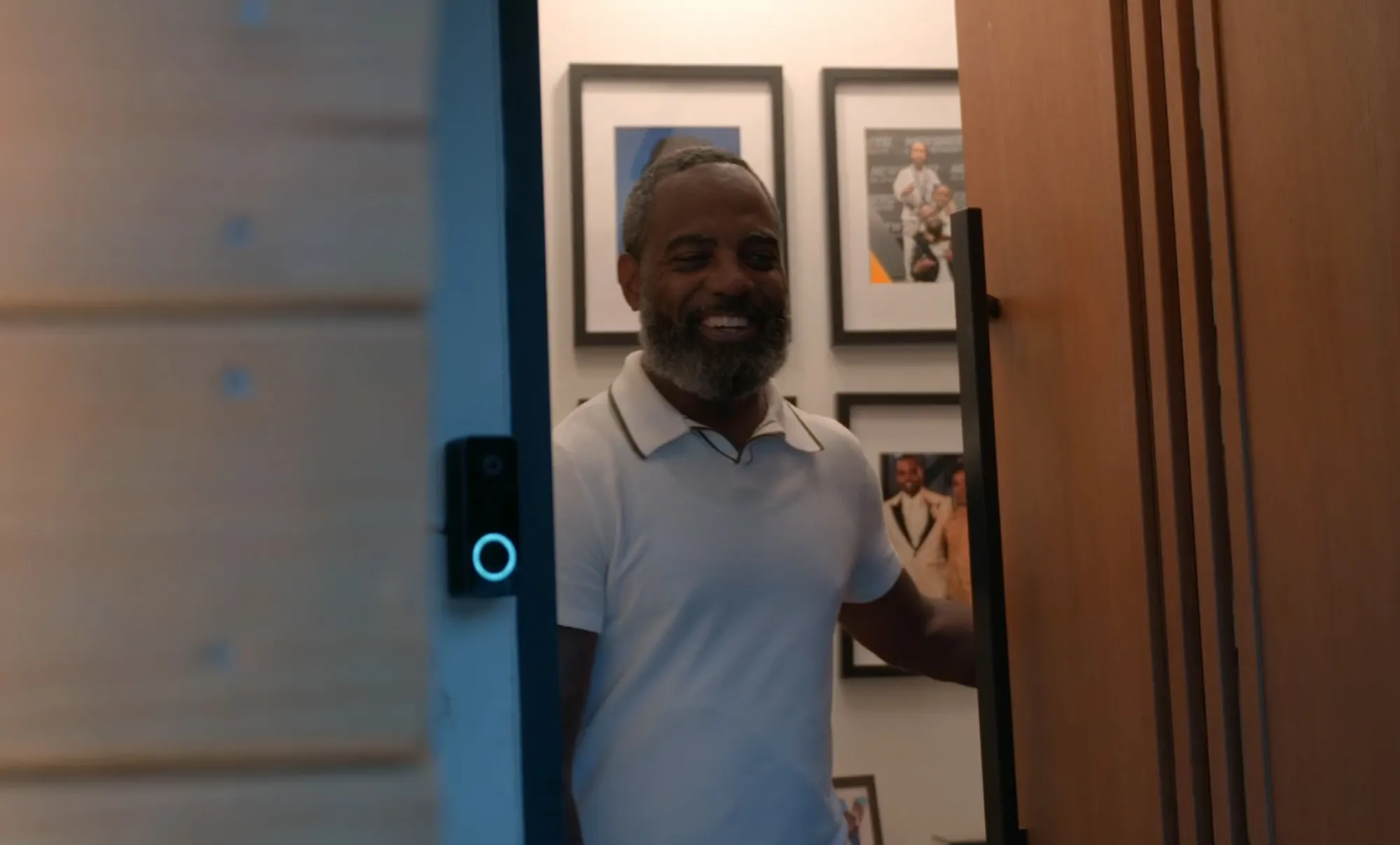 Todd smiling in a doorway.