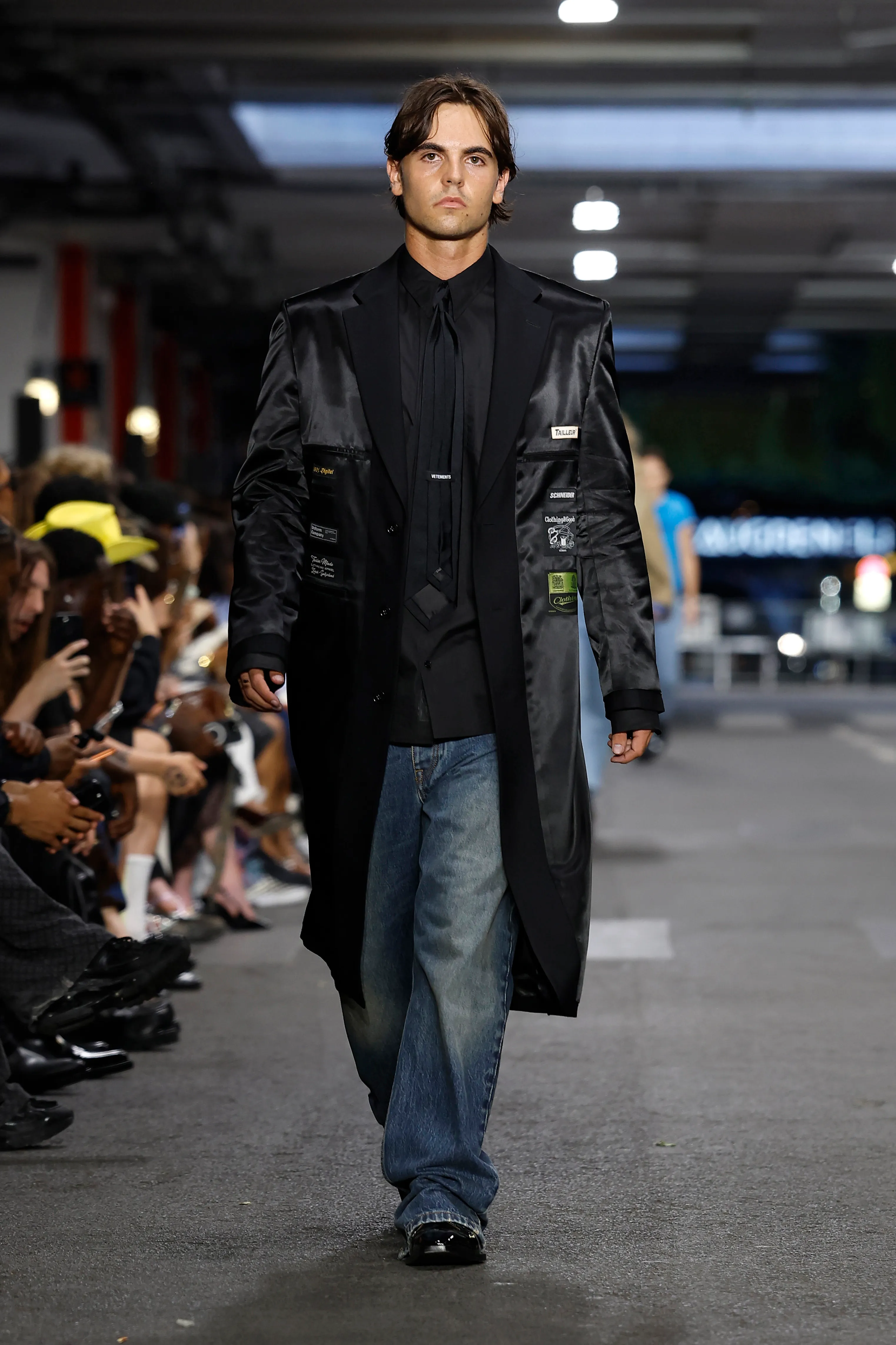 Sean Preston Federline on the runway at the Vetements Menswear Spring/Summer 2027 show.