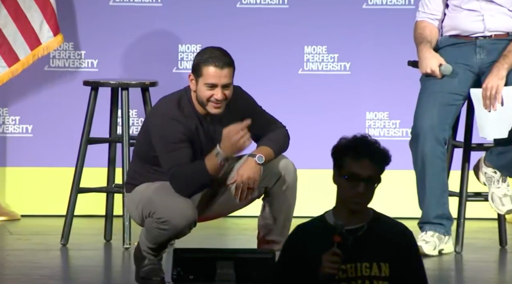 Abdul El-Sayed speaking at 