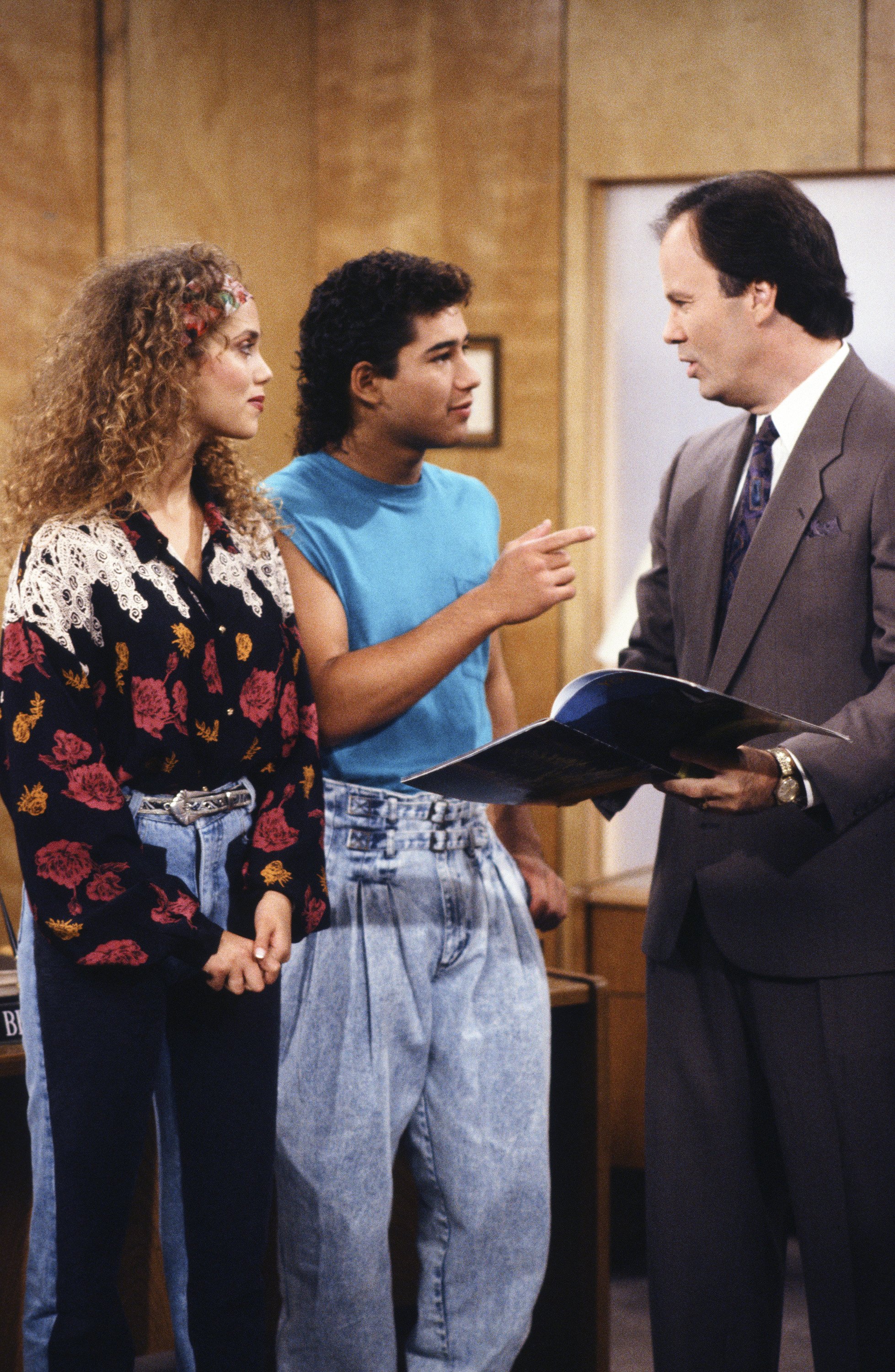 Elizabeth Berkley, Mario Lopez, Dennis Haskins