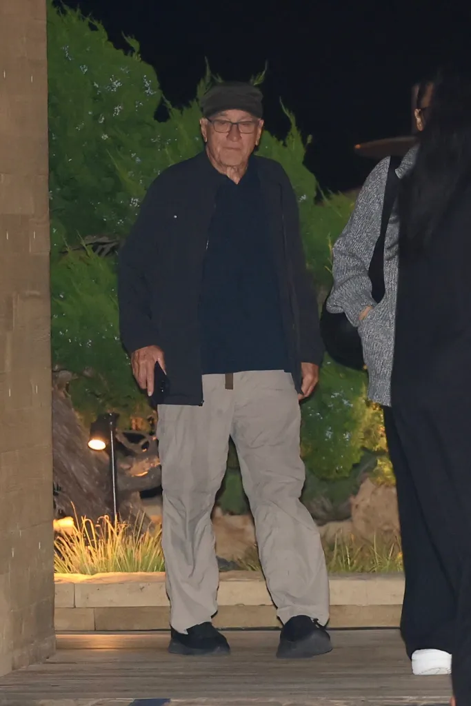 Robert De Niro leaving Nobu in Malibu.