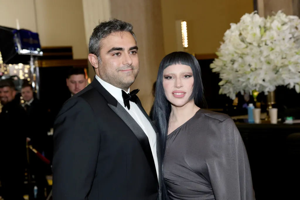 Michael Polansky and Lady Gaga attending SNL 50: The Anniversary Special.