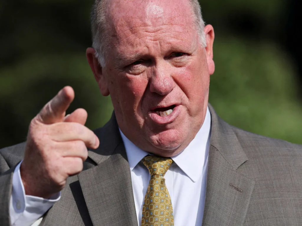 Trump’s border czar squirms as reporter corners him on ICE bus-stop arrests
