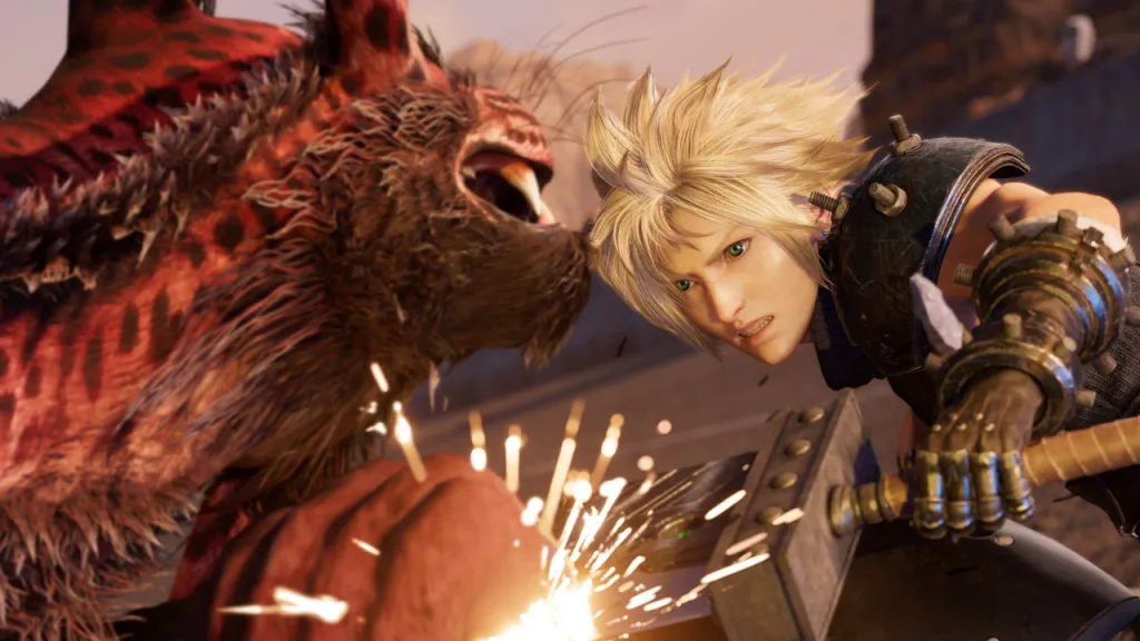 Final Fantasy 7 Revelation Cloud Battle