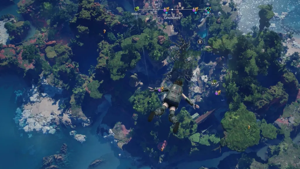 Final Fantasy 7 Revelation Parachute Mechanic