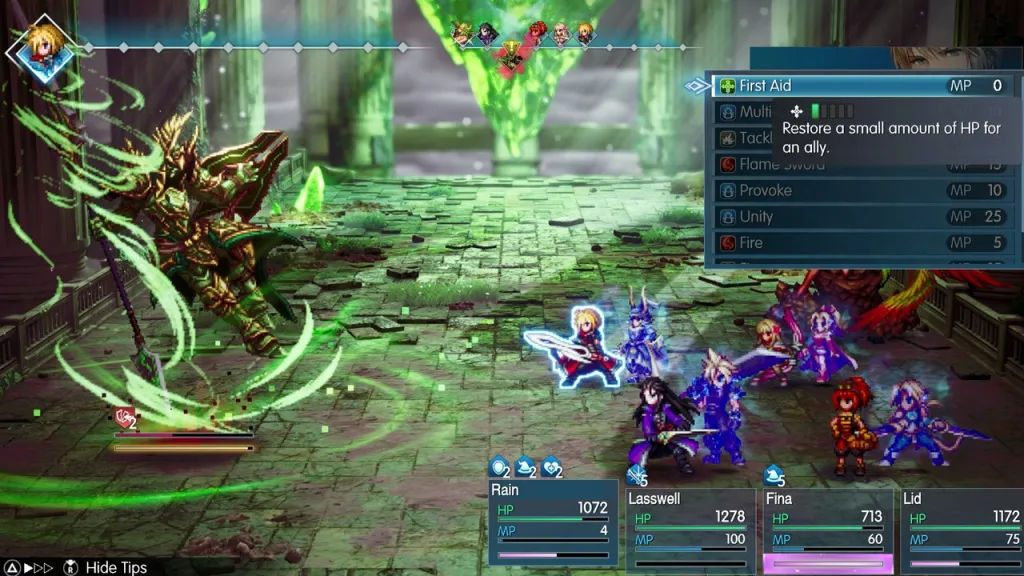Final Fantasy Resonance Wind Temple Boss