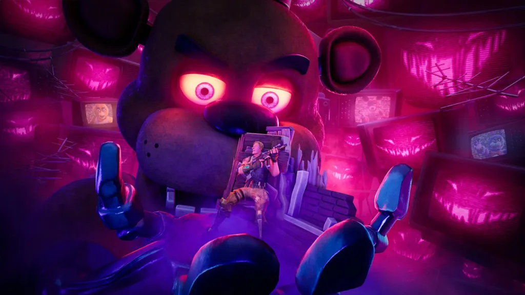 FNAF Fortnite Wallpaper 4k