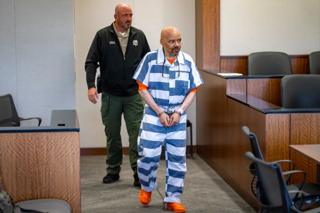 Carter appears in 4th District Court for a bond hearing, on Sept. 28, 2026, in Provo, Utah.